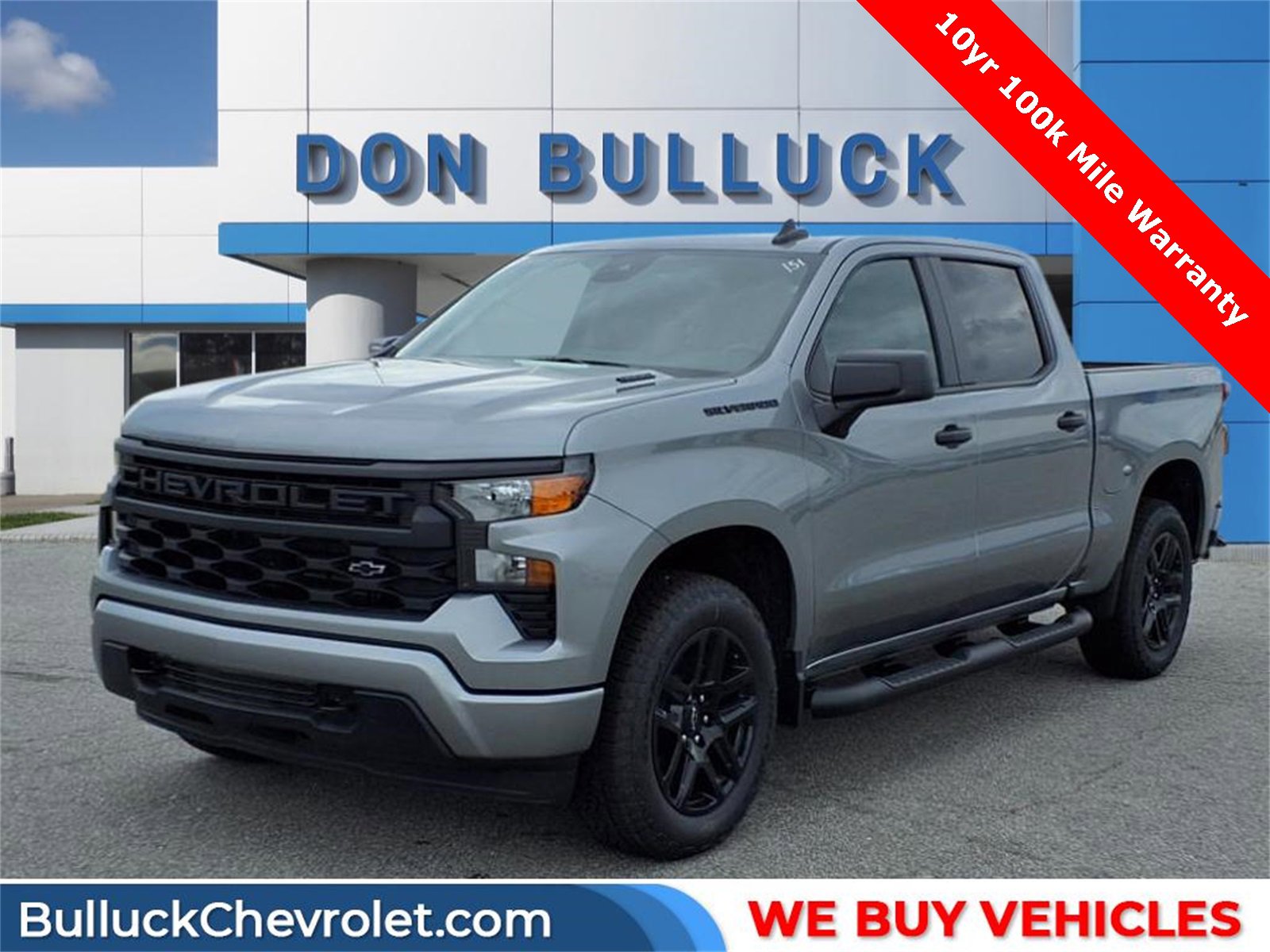 New 2025 Chevrolet Silverado 1500 Custom w/ Turbomax Blackout Package