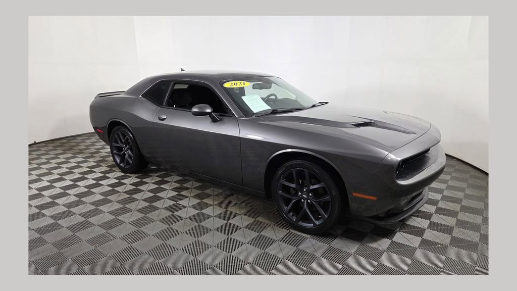 Used 2021 Dodge Challenger SXT w/ Blacktop Package RWD image 1