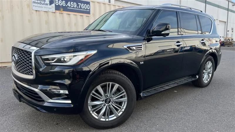 Used 2019 INFINITI QX80 Luxe w/ 22" Wheel Package RWD image 1