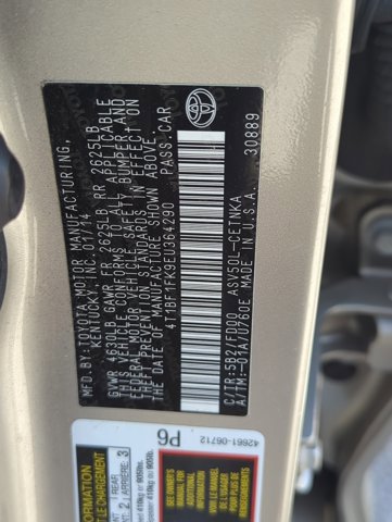 Used 2014 Toyota Camry LE image 26