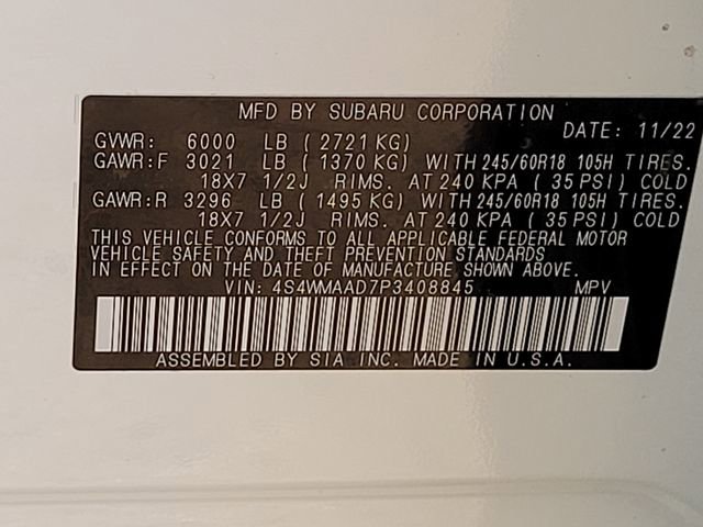 Used 2023 Subaru Ascent Base image 21