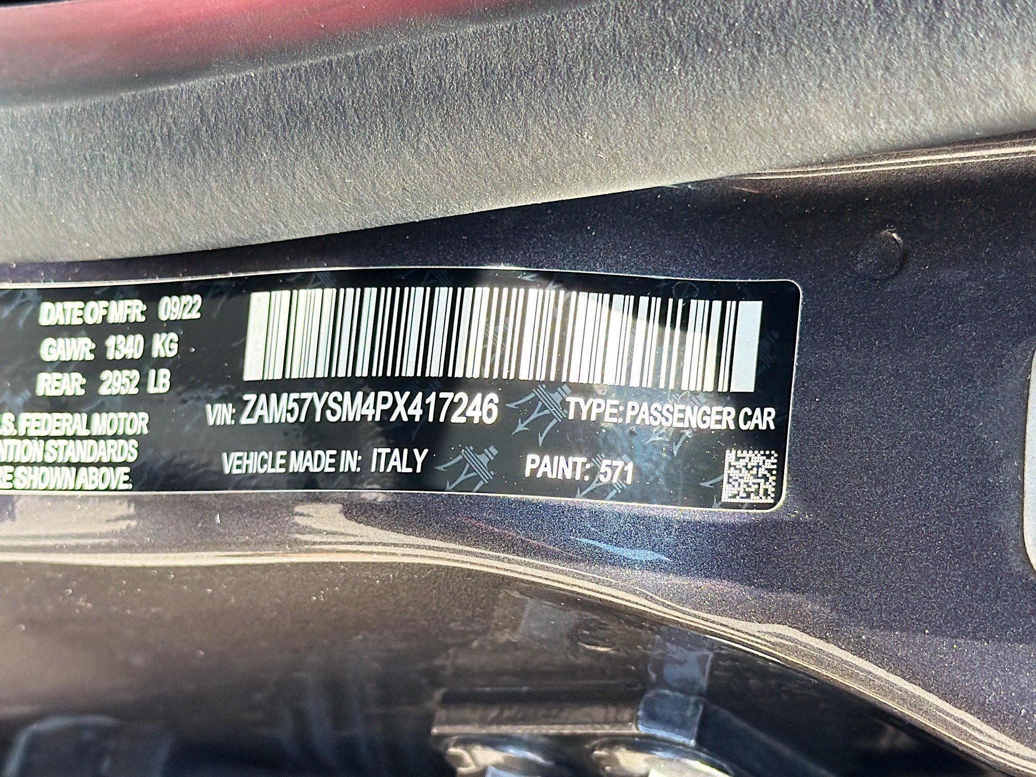 Used 2023 Maserati Ghibli Modena RWD image 42