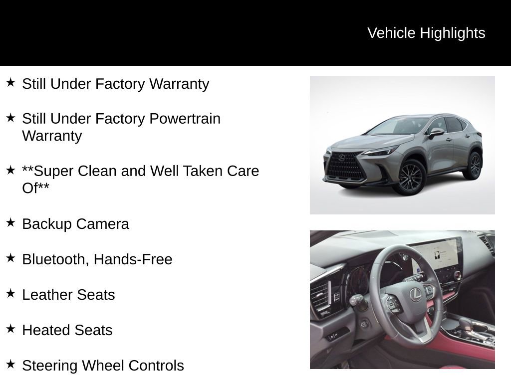 Used 2023 Lexus NX 350 AWD w/ Cold Area Package image 6