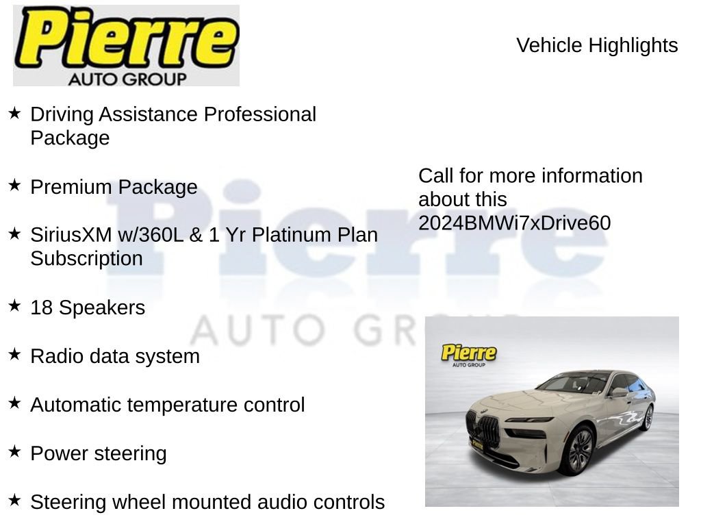 Used 2024 BMW i7 xDrive60 AWD/4WD image 14
