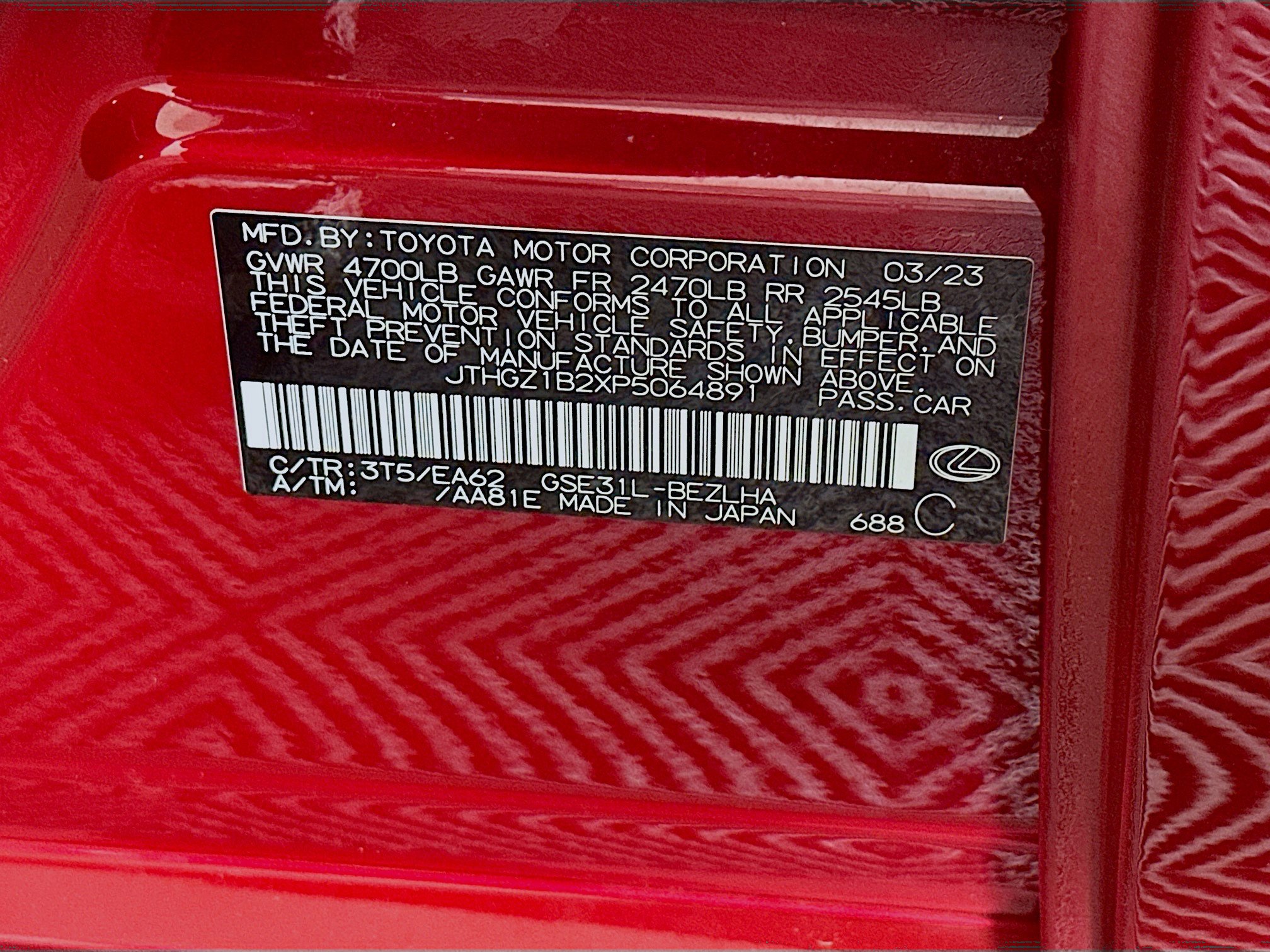 Used 2023 Lexus IS 350 F Sport w/ Navigation Package image 12