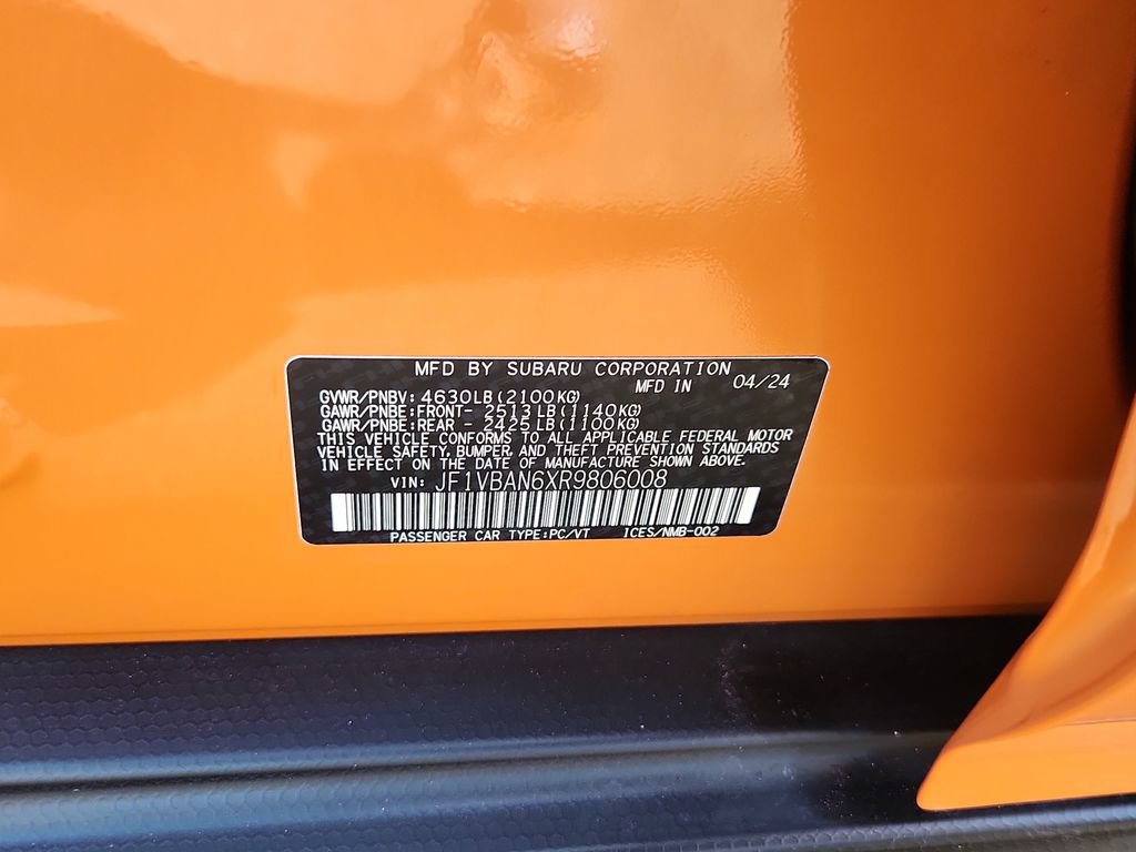 Used 2024 Subaru WRX Limited AWD/4WD image 19