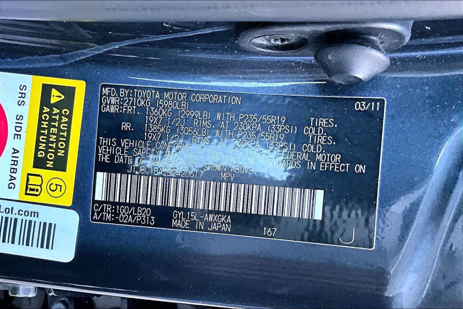 Used 2011 Lexus RX 450h AWD w/ Premium Pkg image 34