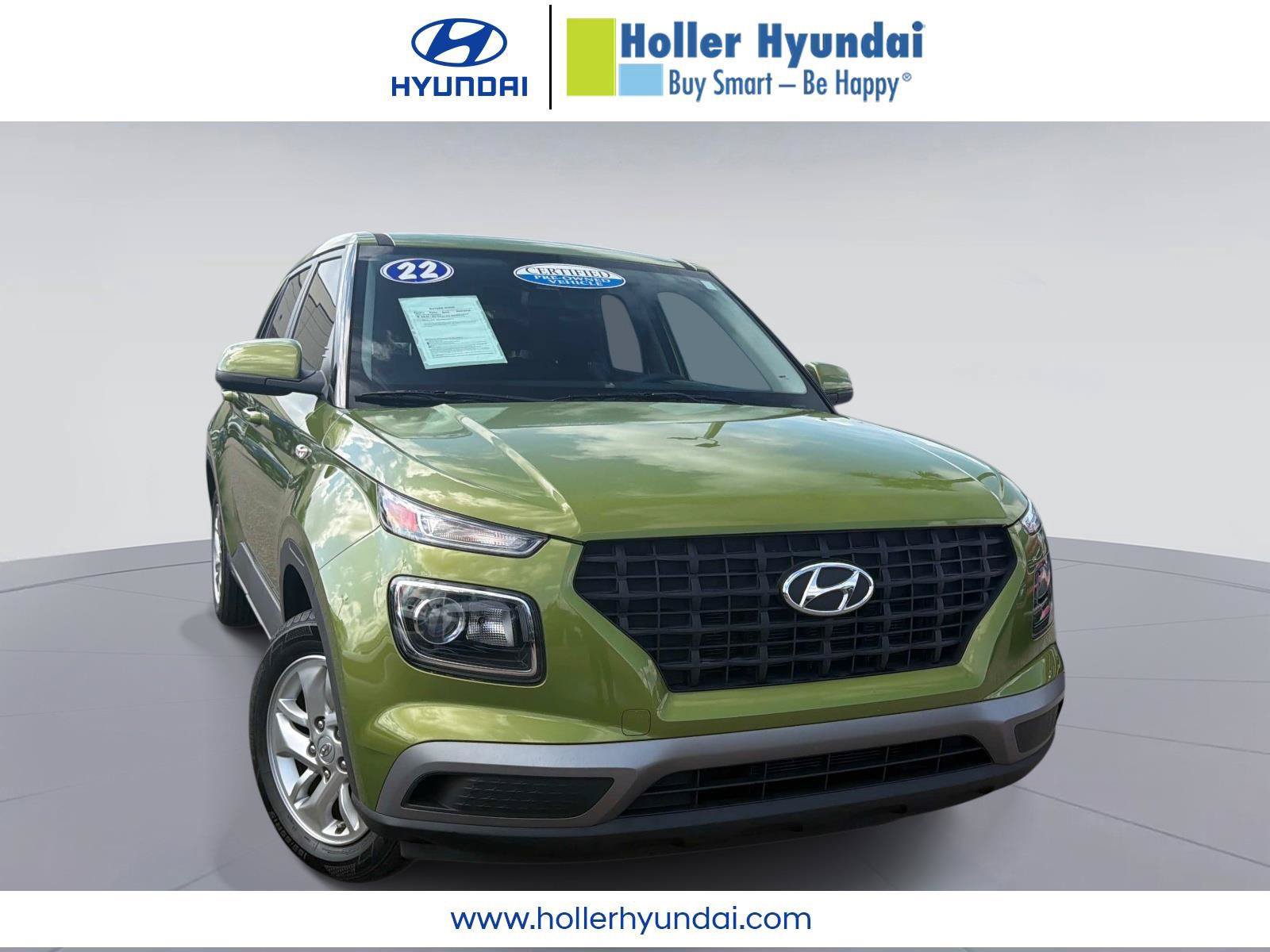Certified 2022 Hyundai Venue SE