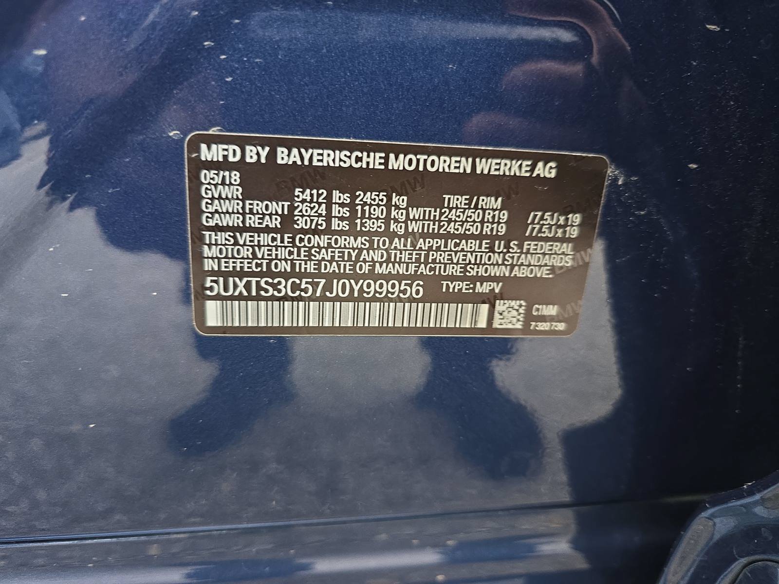 Used 2018 BMW X3 M40i AWD/4WD image 39