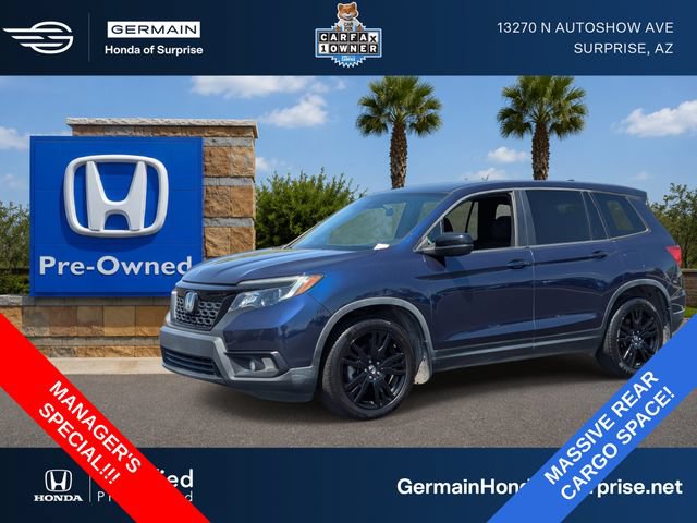 Certified 2020 Honda Passport Sport