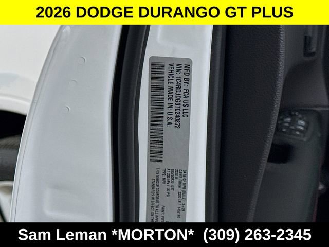 New 2026 Dodge Durango GT AWD/4WD image 34