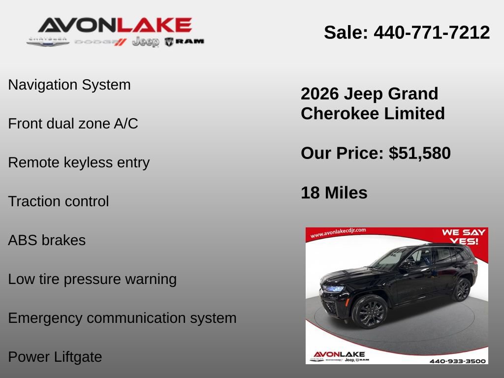 New 2026 Jeep Grand Cherokee Limited image 6