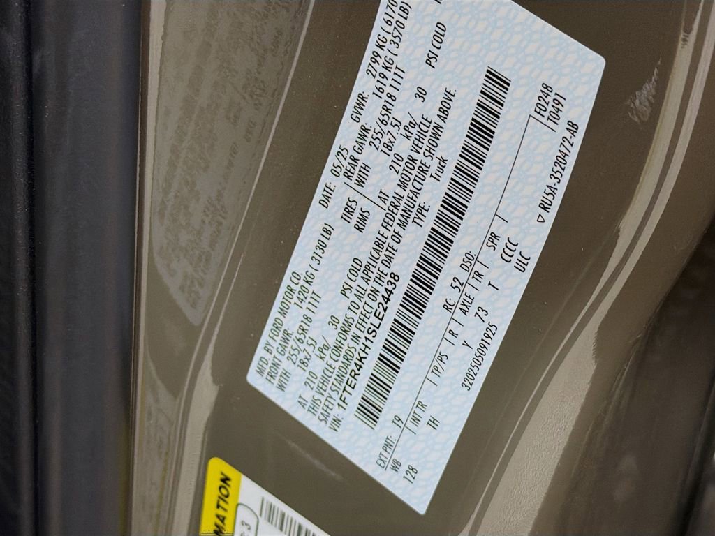 Used 2025 Ford Ranger Lariat w/ FX4 Off-Road Package image 33