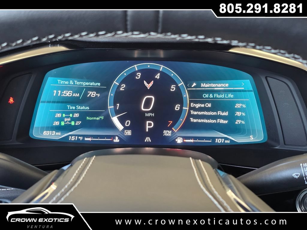 Used 2025 Chevrolet Corvette Stingray Coupe w/ LPO, Roadside Safety Package RWD image 30