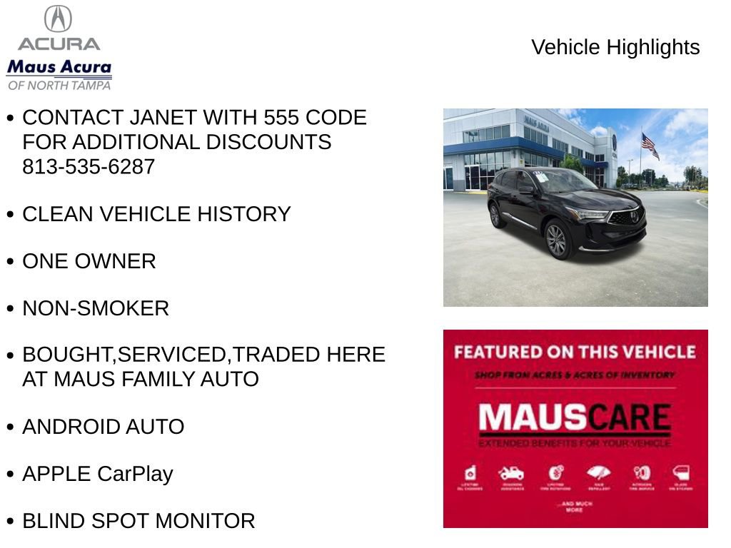 Used 2023 Acura RDX w/ Technology Package image 8