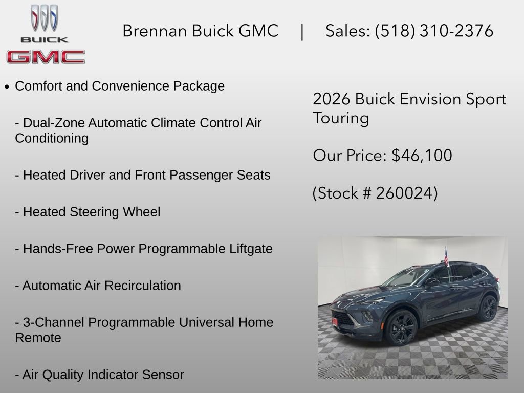 New 2026 Buick Envision Sport Touring AWD/4WD image 6