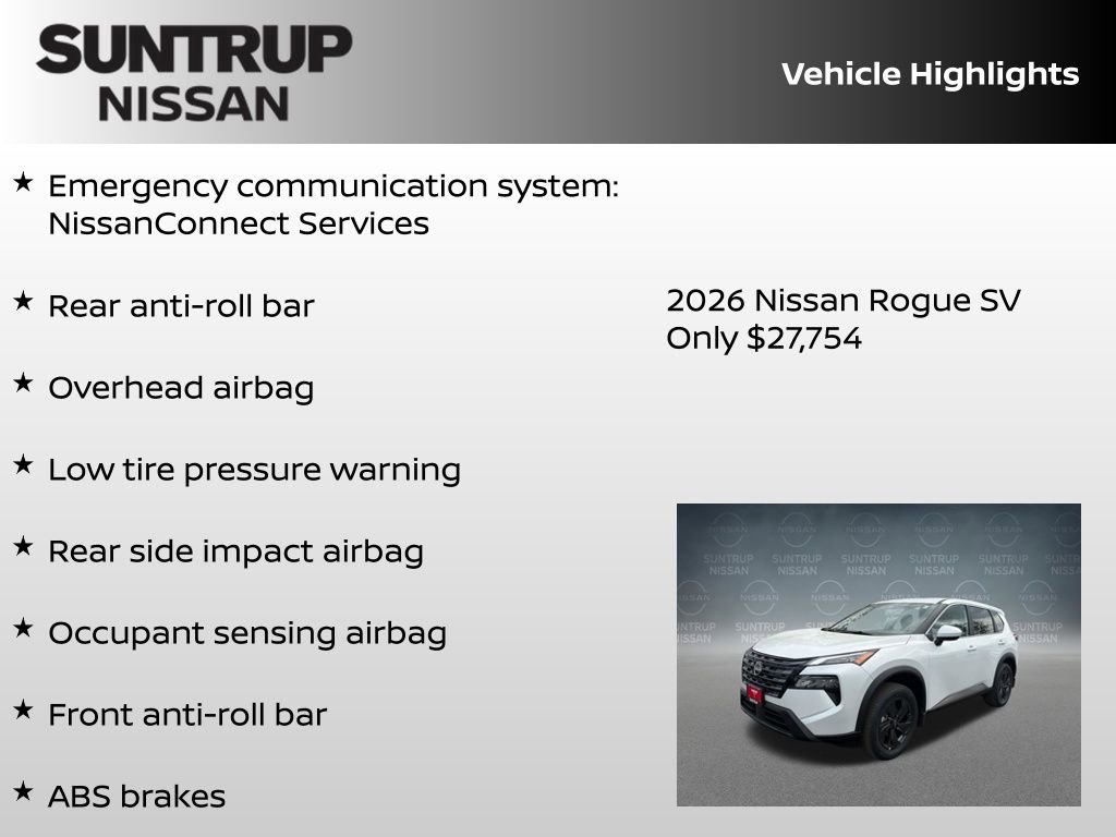 New 2026 Nissan Rogue SV FWD image 16
