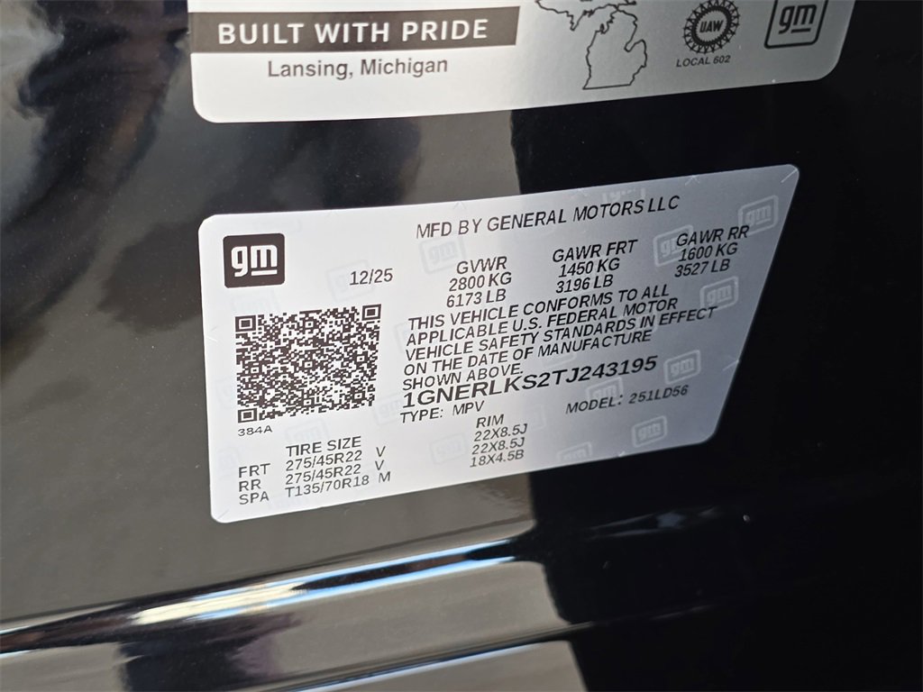 New 2026 Chevrolet Traverse RS image 36