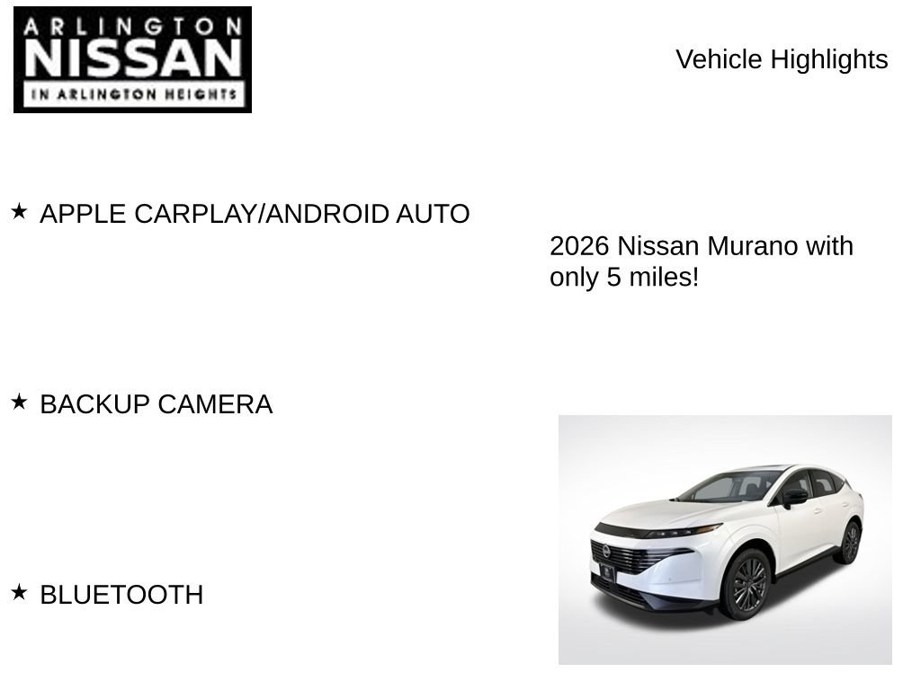 New 2026 Nissan Murano SL AWD/4WD image 8