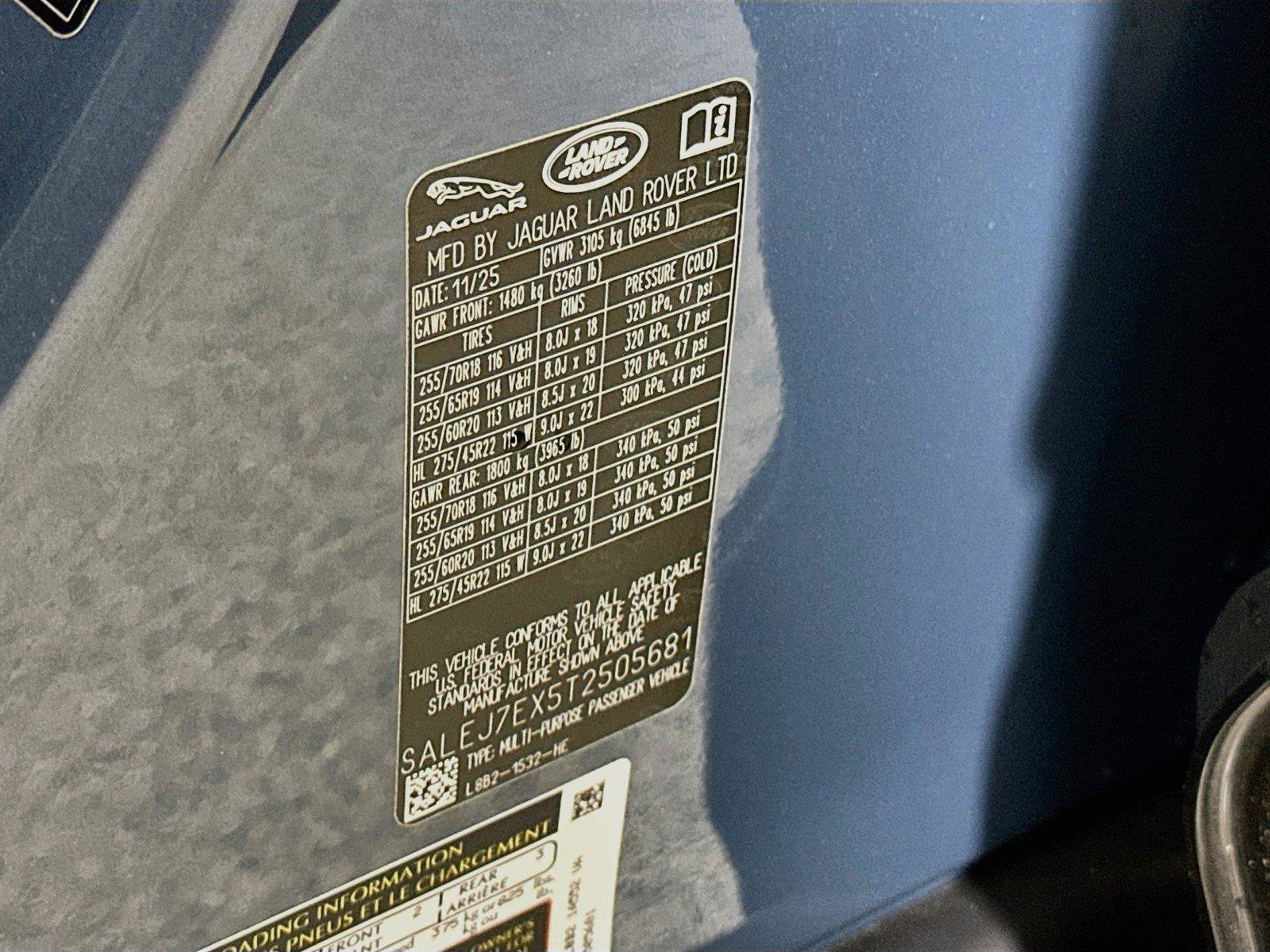 Certified 2026 Land Rover Defender 110 S AWD/4WD image 33