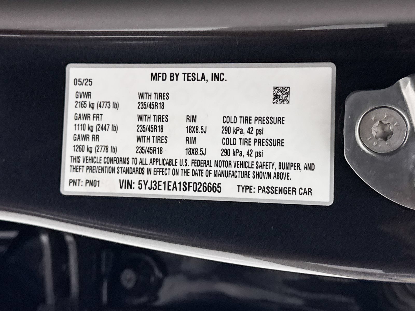 Used 2025 Tesla Model 3 Long Range RWD image 40
