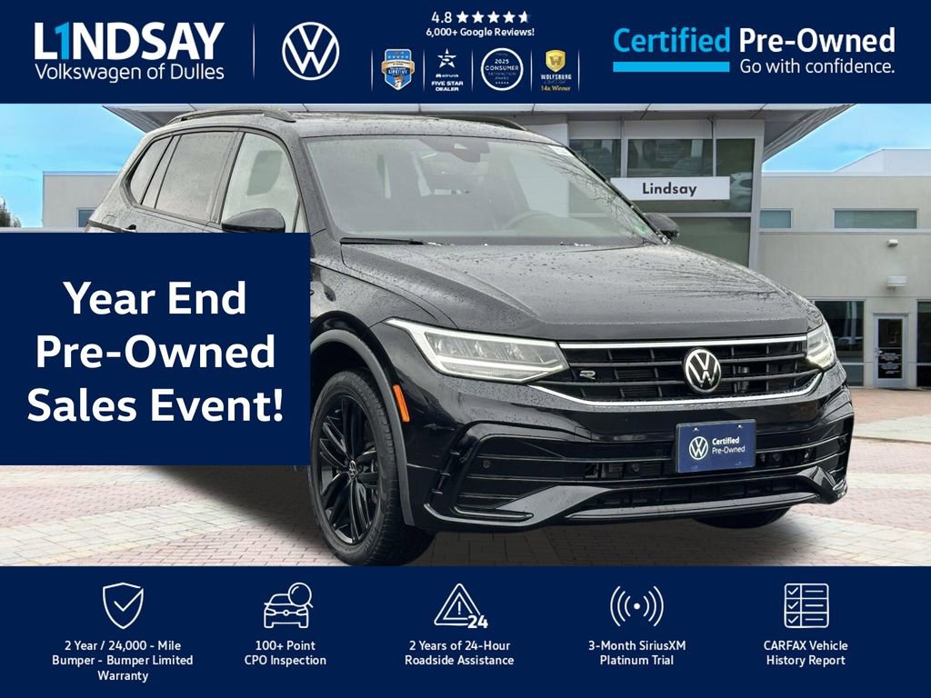 Certified 2022 Volkswagen Tiguan SE R-Line image 1