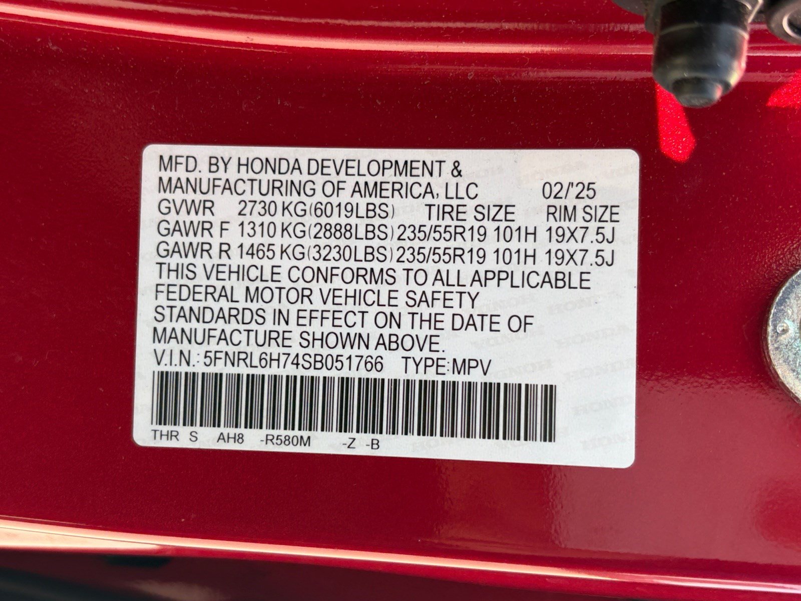 Used 2025 Honda Odyssey Sport-L image 25