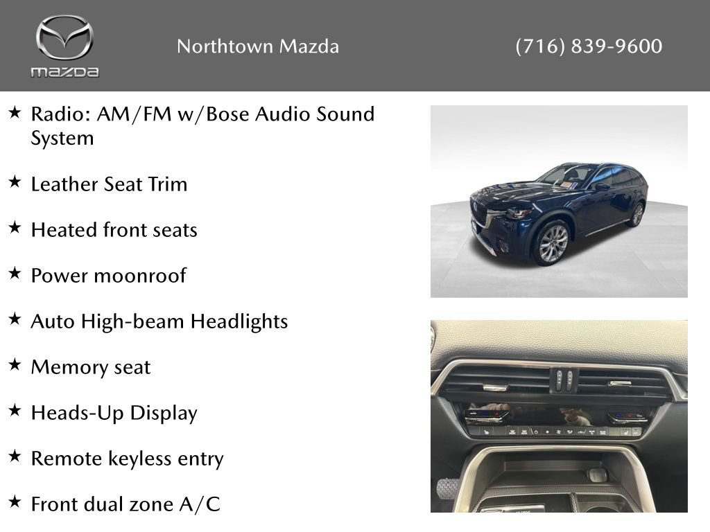 Certified 2024 MAZDA CX-90 3.3 Turbo w/ Premium Package AWD/4WD image 2