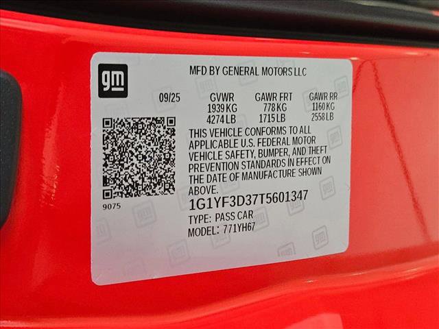 New 2026 Chevrolet Corvette Z06 w/ Stealth Interior Trim Package image 23