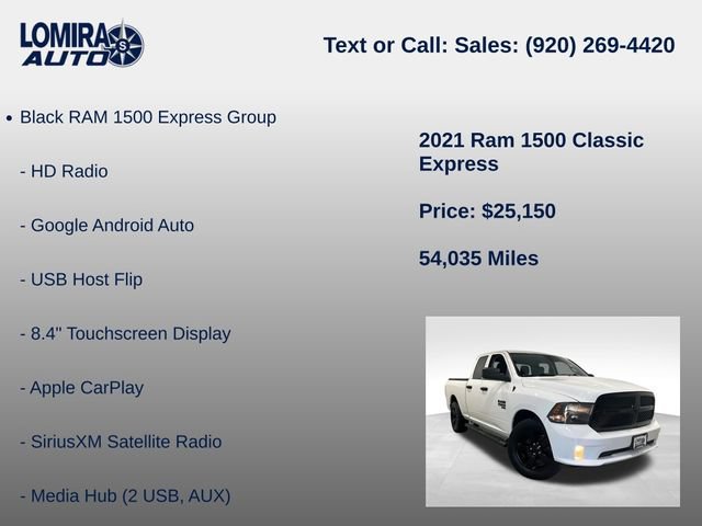 Used 2021 RAM 1500 Express w/ Wheel & Sound Group AWD/4WD image 21