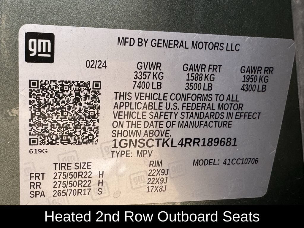 Used 2024 Chevrolet Tahoe High Country RWD image 40