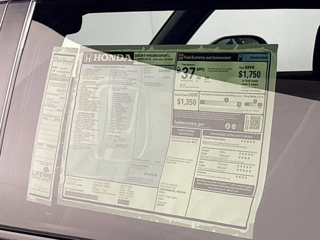 New 2026 Honda CR-V Sport-L image 24