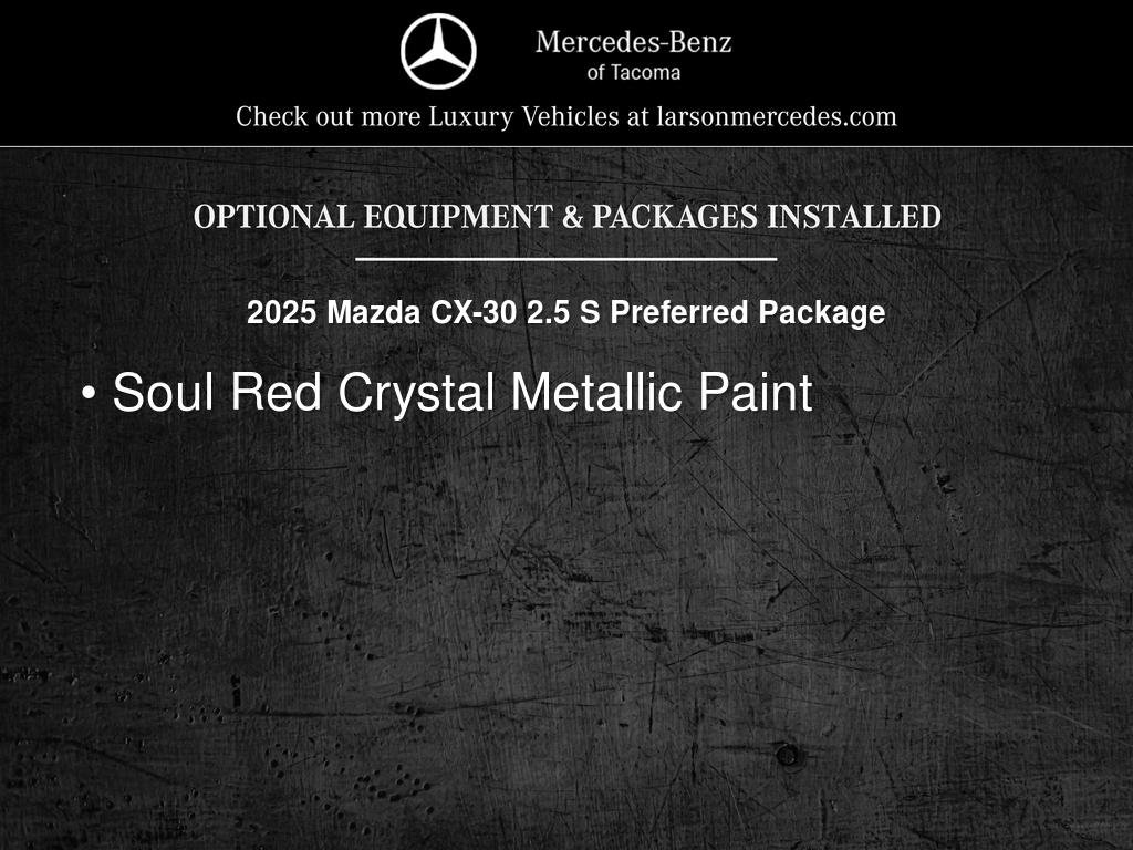 Used 2025 MAZDA CX-30 AWD 2.5 S w/ Preferred Package image 3