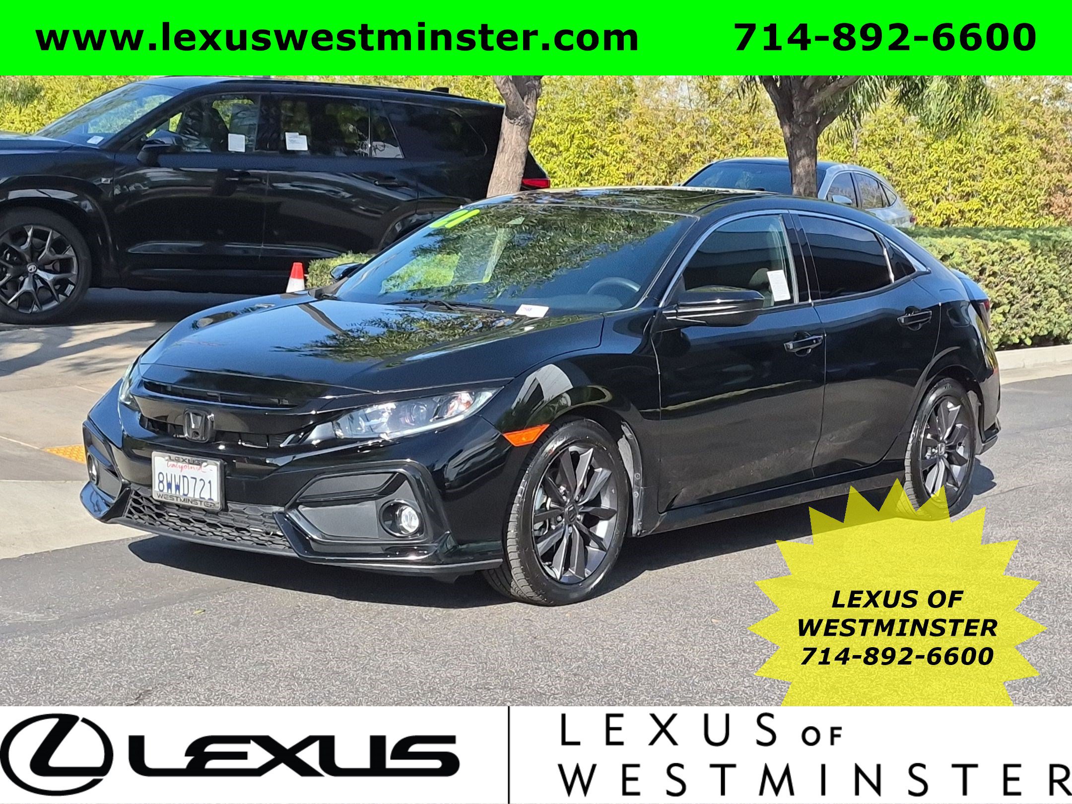 Used 2021 Honda Civic EX image 1
