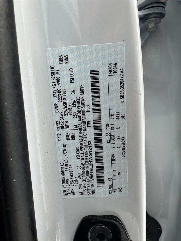 Used 2022 Ford F150 Lightning Pro AWD/4WD image 50