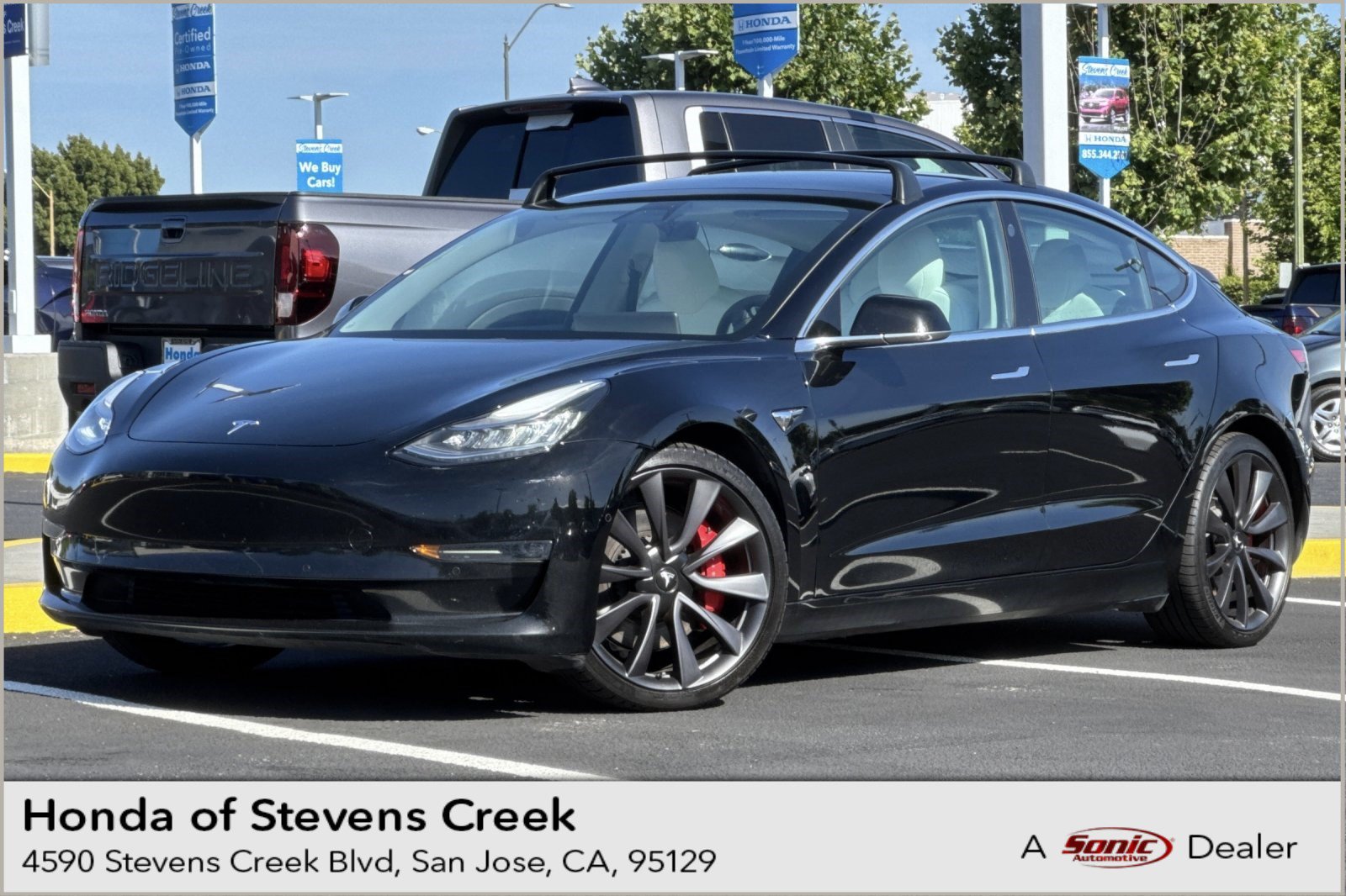 Used 2020 Tesla Model 3 Performance AWD/4WD image 1