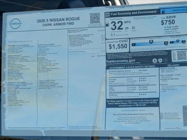 New 2026 Nissan Rogue Dark Armor image 17