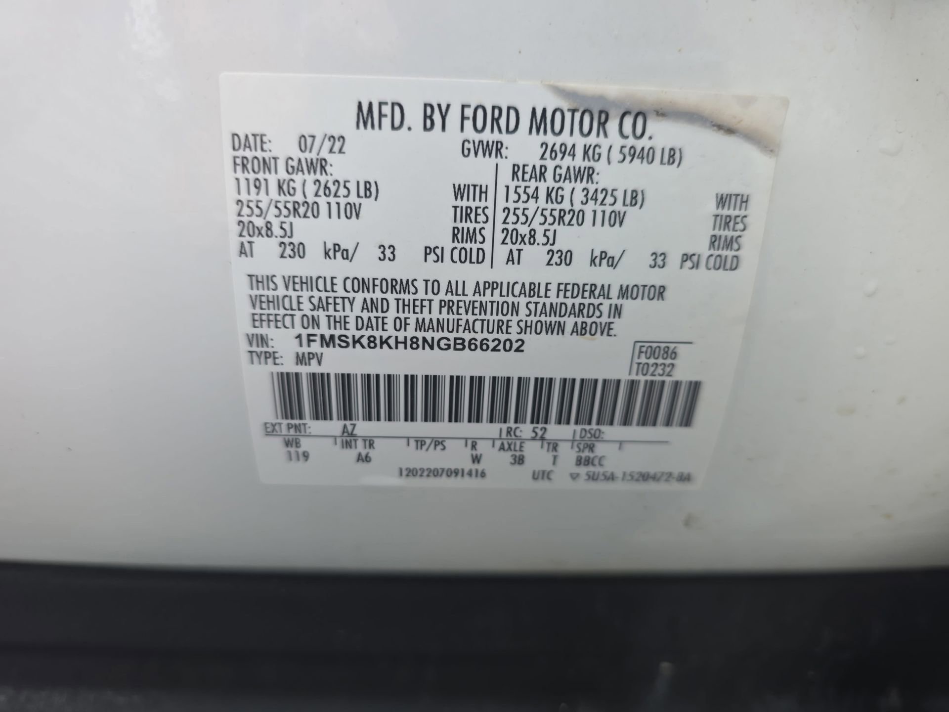 Used 2022 Ford Explorer ST-Line AWD/4WD image 33