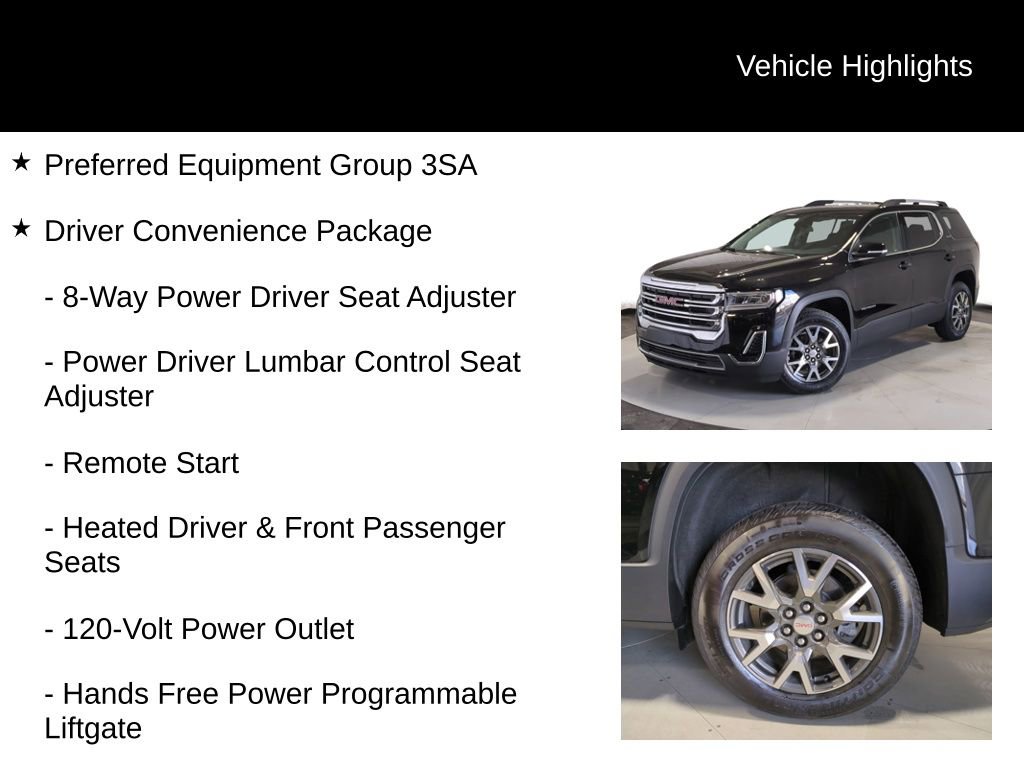 Used 2023 GMC Acadia SLE w/ Driver Convenience Package image 7