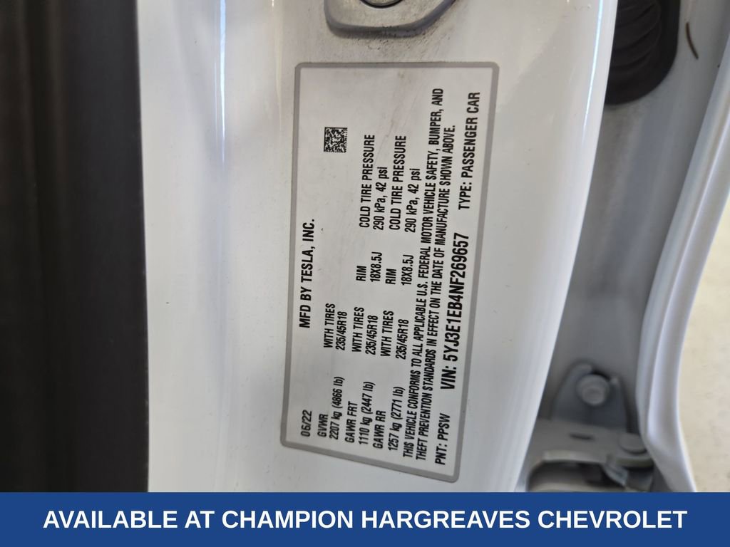 Used 2022 Tesla Model 3 Long Range image 42