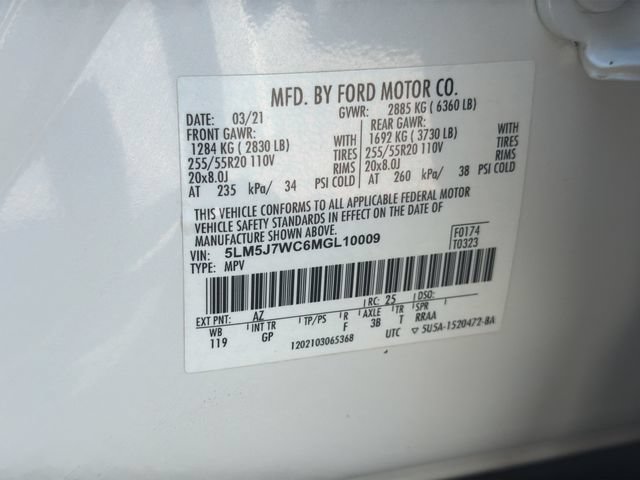 Used 2021 Lincoln Aviator Reserve w/ Class IV Trailer Tow Package RWD image 34