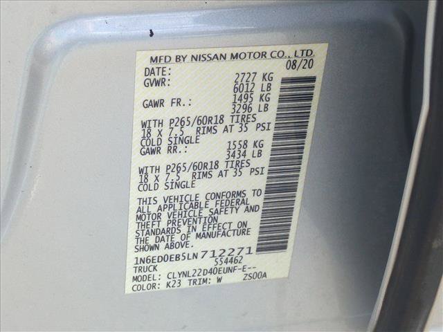 Used 2020 Nissan Frontier SV AWD/4WD image 23