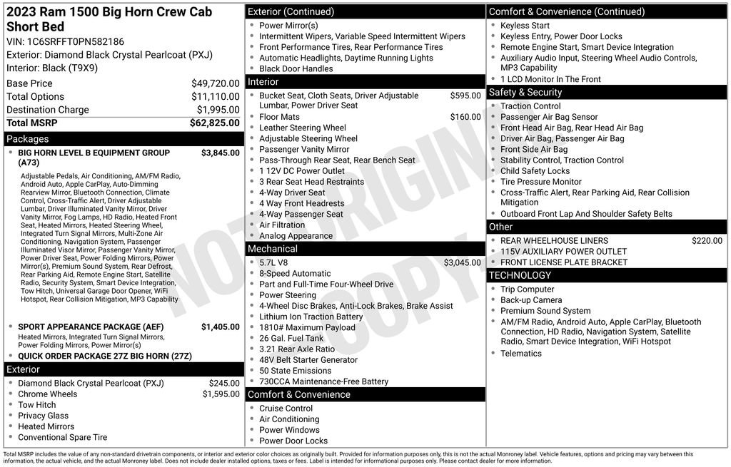 Certified 2023 RAM 1500 Big Horn image 44