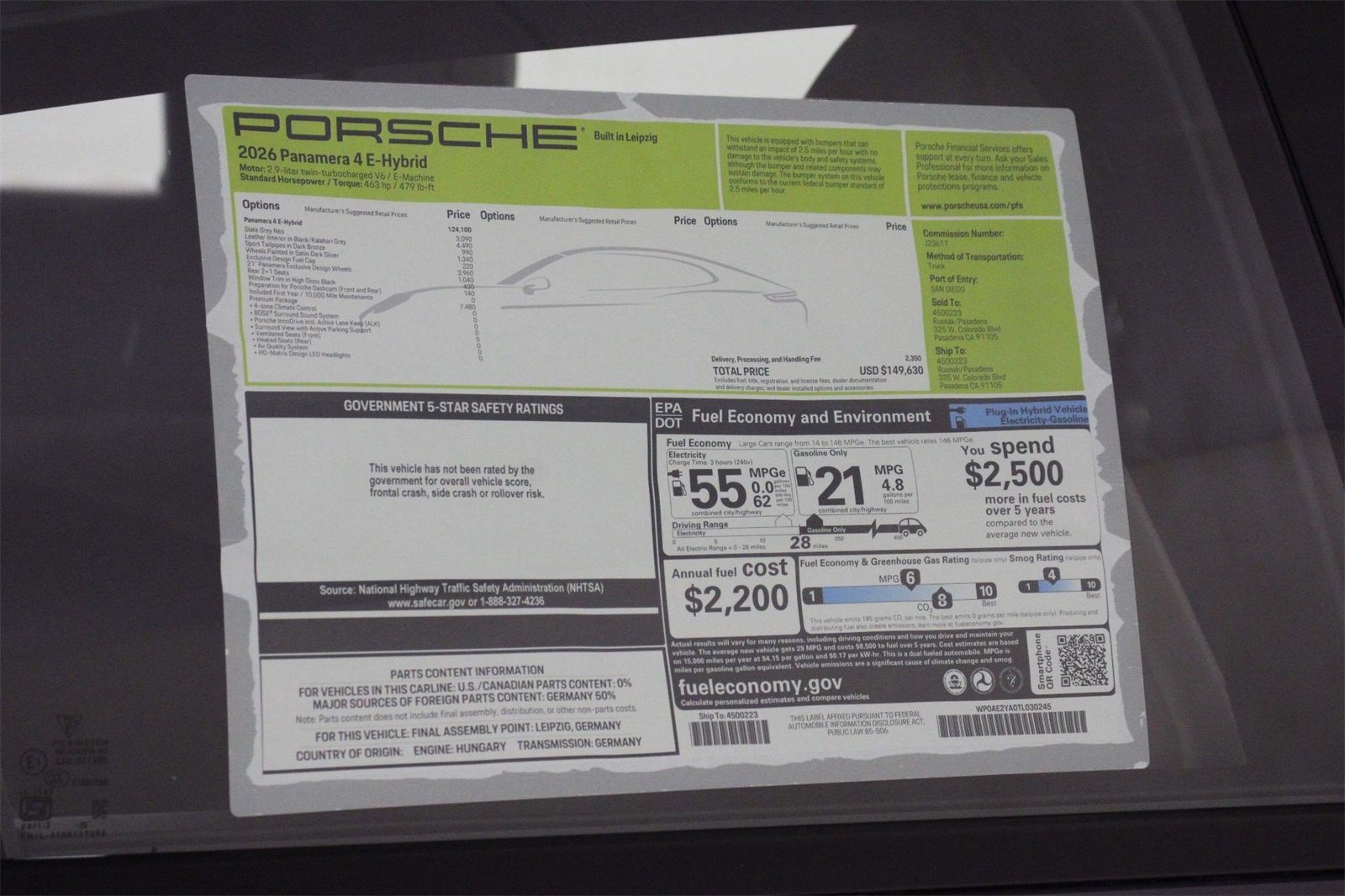 New 2026 Porsche Panamera 4 image 25