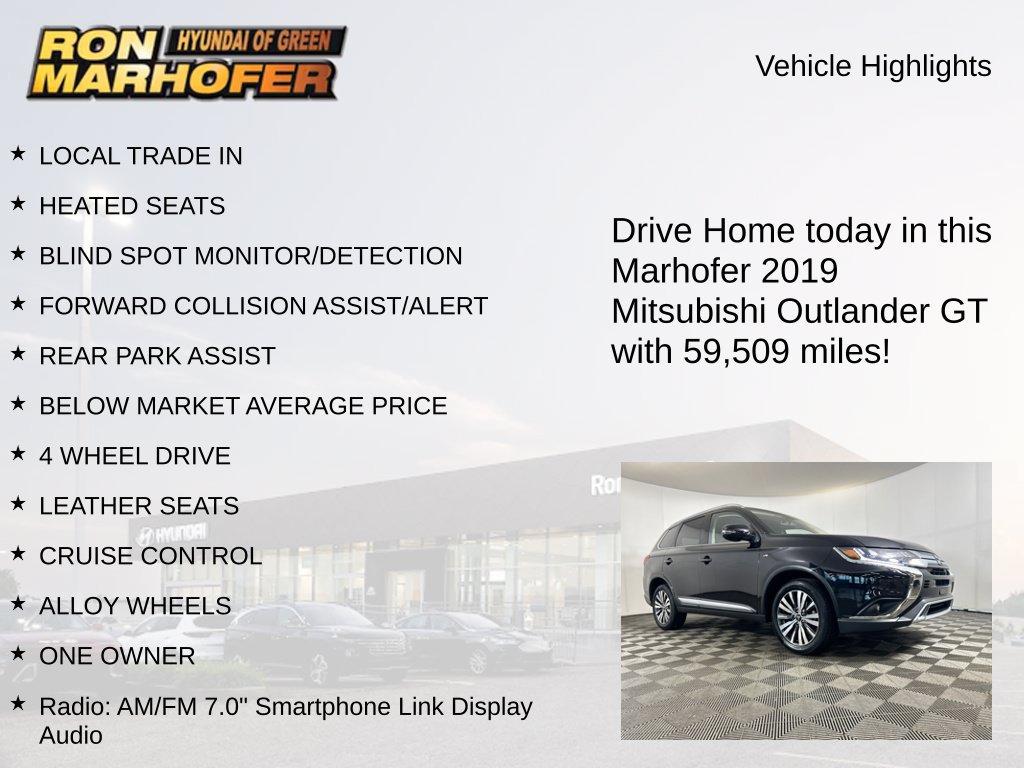 Used 2019 Mitsubishi Outlander GT AWD/4WD image 13