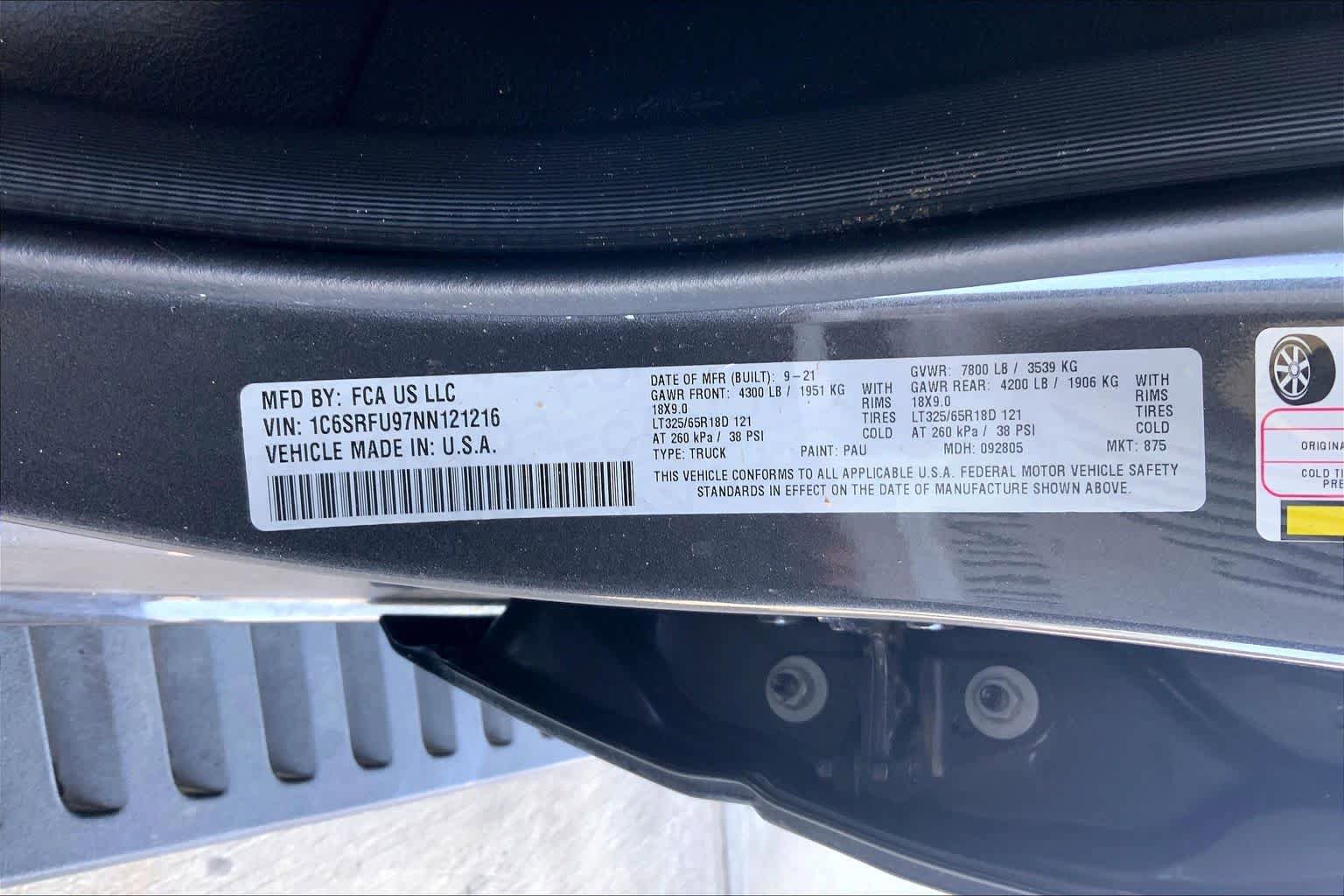 Used 2022 RAM 1500 TRX w/ TRX Level 2 Equipment Group AWD/4WD image 32