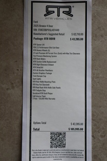 New 2025 Ford Bronco Badlands image 13