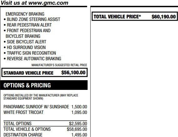 Certified 2025 GMC Acadia Denali AWD/4WD image 2