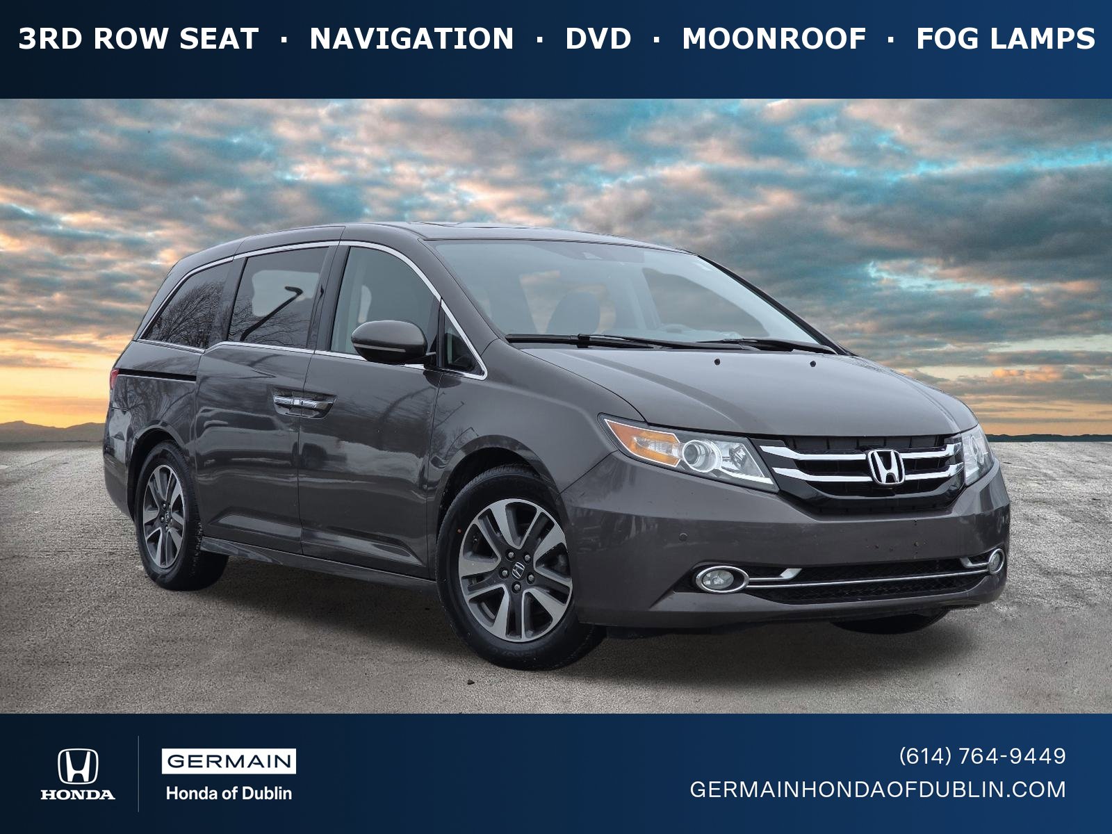 Used 2015 Honda Odyssey Touring Elite
