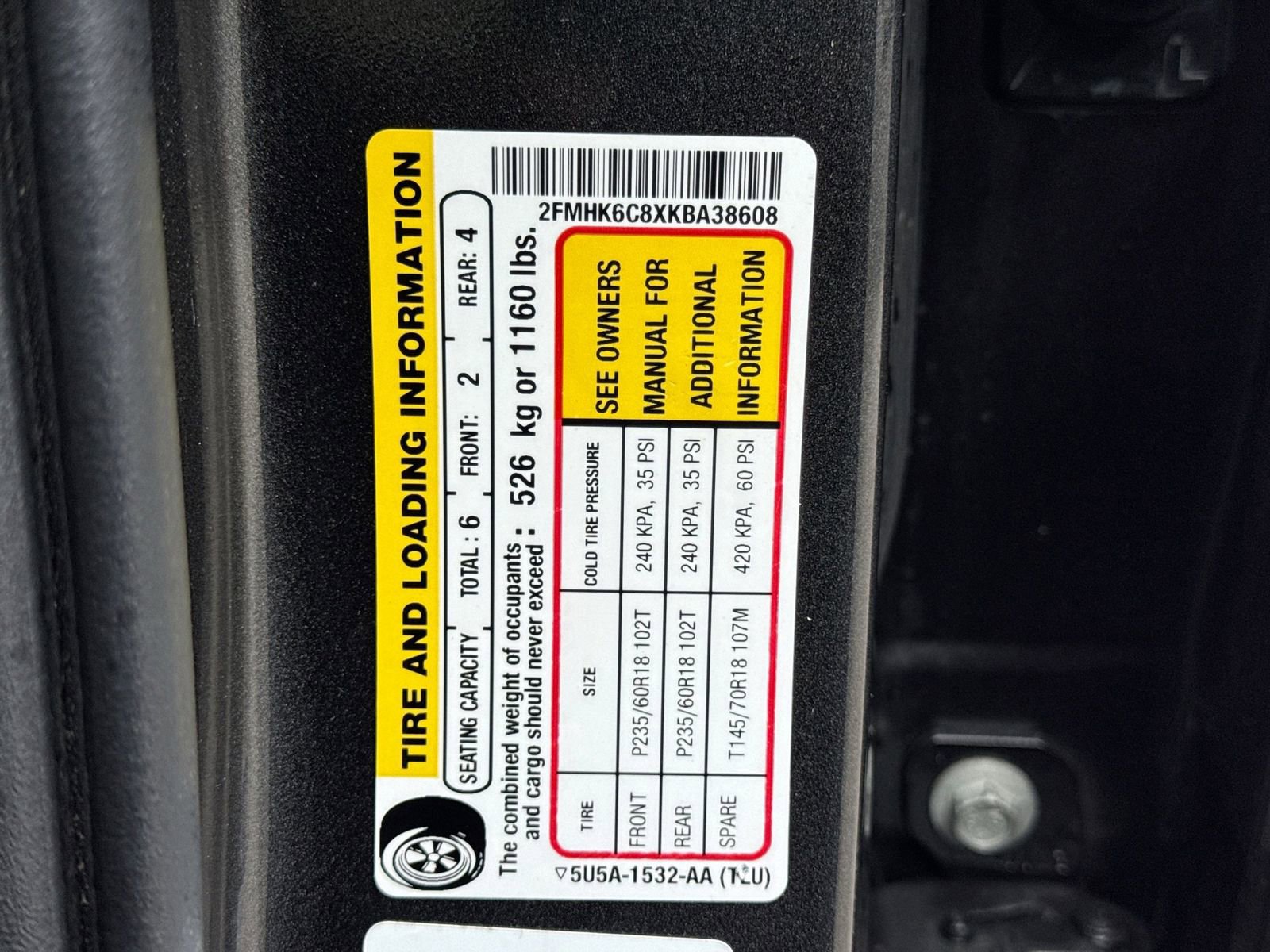 Used 2019 Ford Flex SEL w/ Equipment Group 202A AWD/4WD image 43